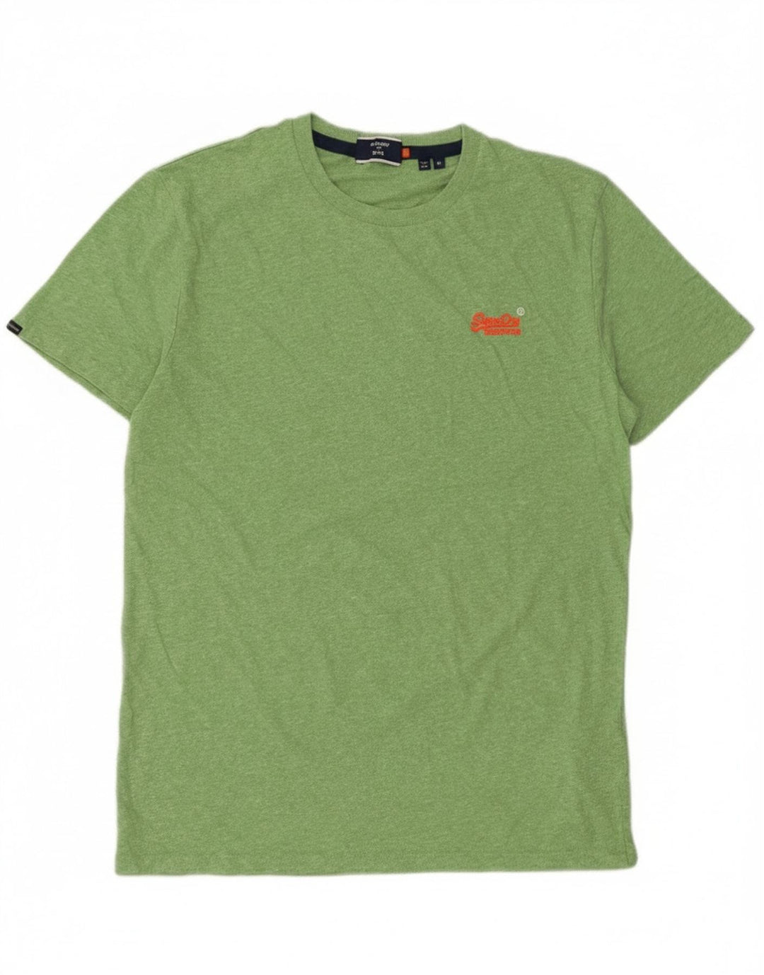 Superdry T-shirt top mellemgrøn bomuld til mænd