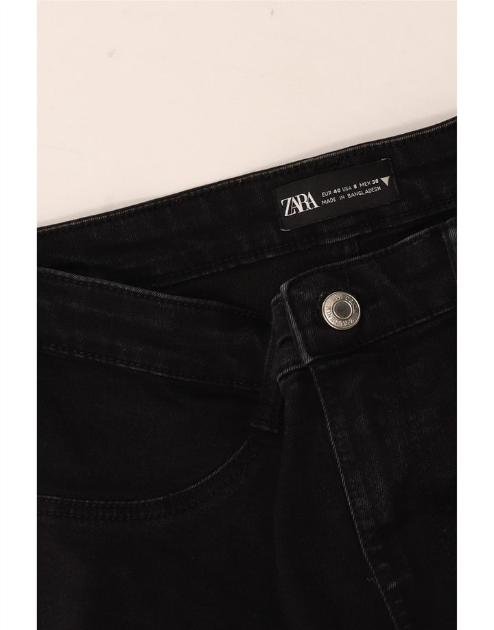 Zara Dame Skinny Jeans EU 40 Medium W30 L28 Sort