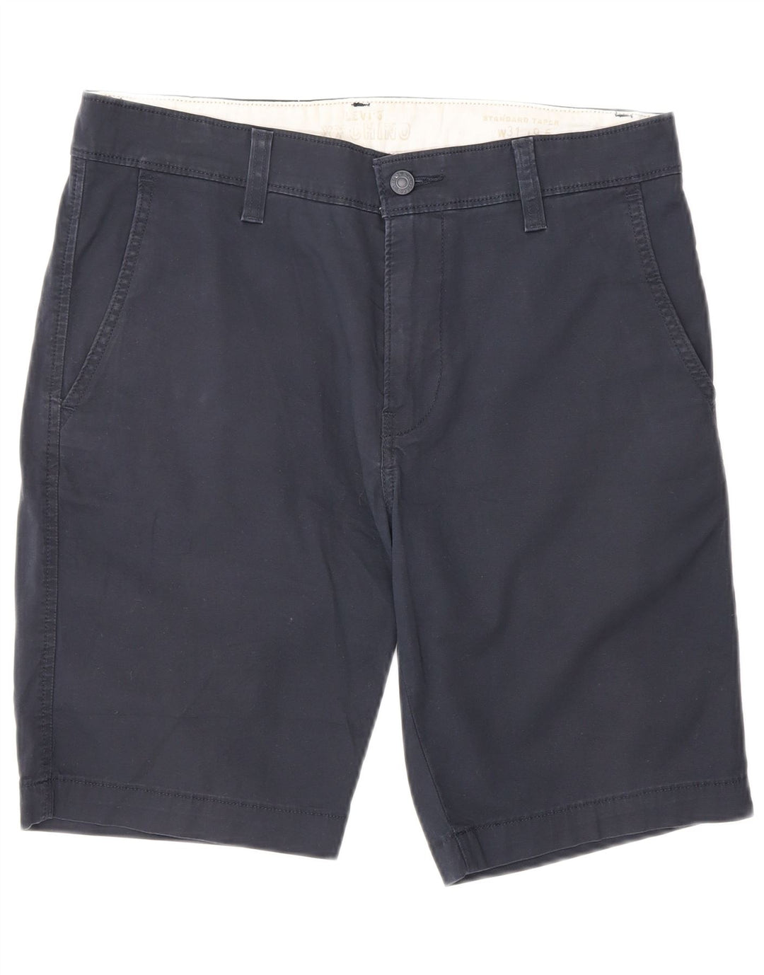 Levi's Standard Chino Shorts til mænd W31 Mellem marineblå bomuld