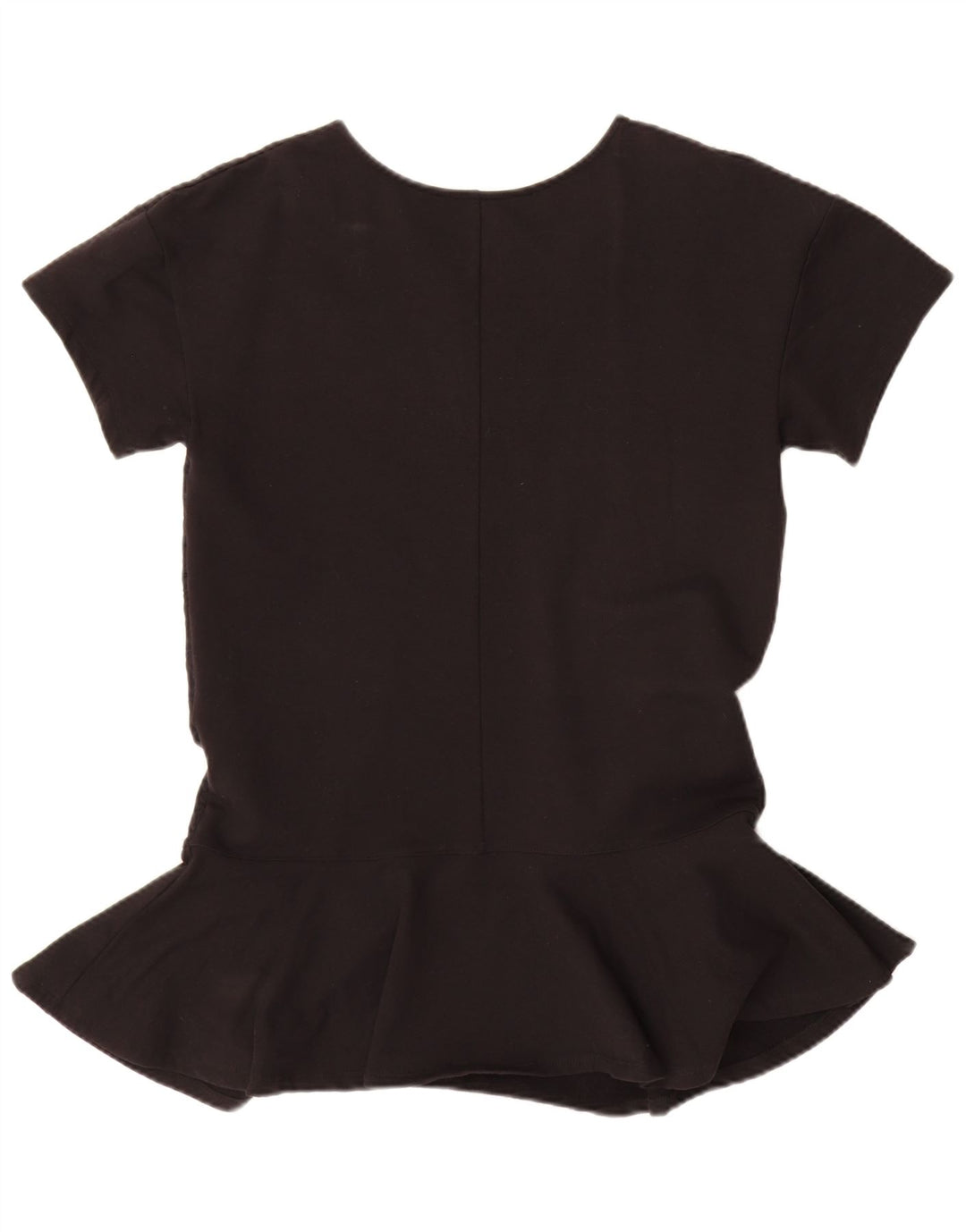 Elisabetta Franchi Damebluse Top IT 42 Medium Sort Blomsterbomuld