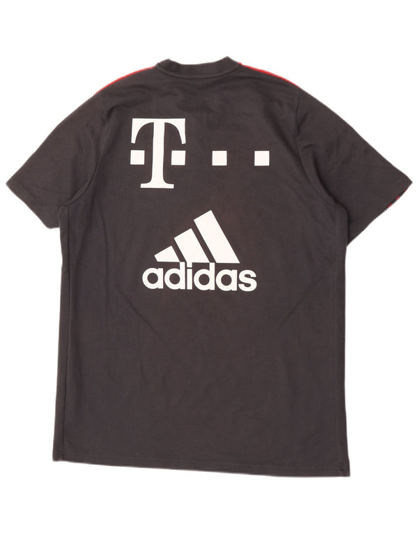 Adidas Herre Aeroready Grafisk T-Shirt Top Stor Grå Bomuld