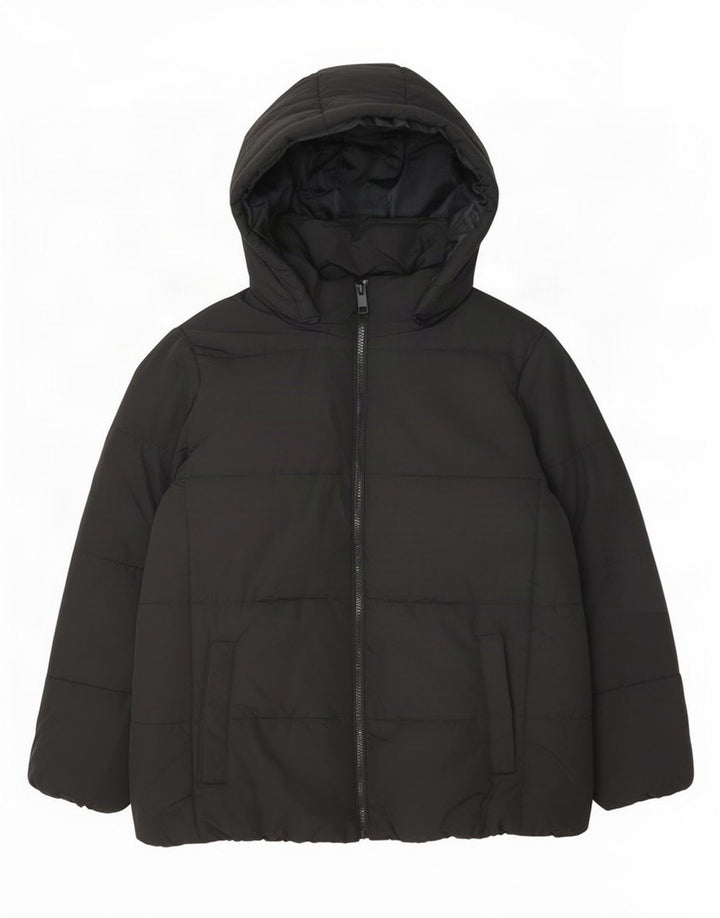 Marks & Spencer Polstret hættejakke til kvinder UK 22 3XL Sort Polyester
