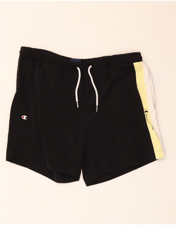 Champion Herre sportsshorts Large Black Colourblock Nylon