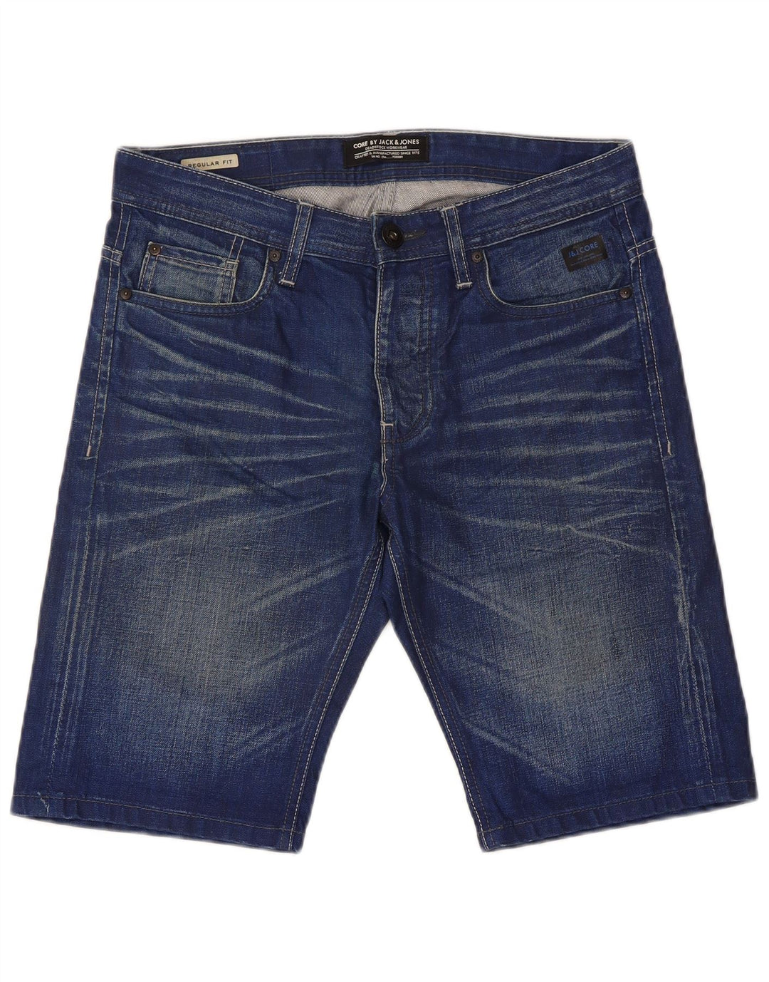 Jack & Jones Herre Regular Fit denimshorts Små W32 blå bomuld
