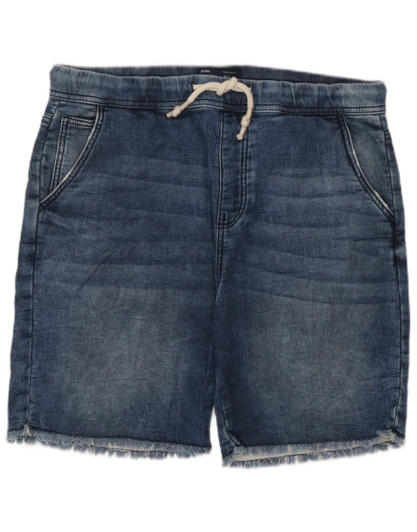 Zara Herre Shorts Large W32 Blå Bomuld