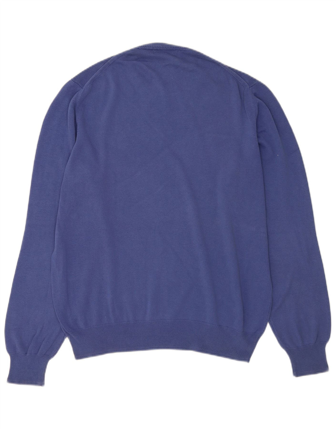 Zara Herre sweater med rund hals, stor blå