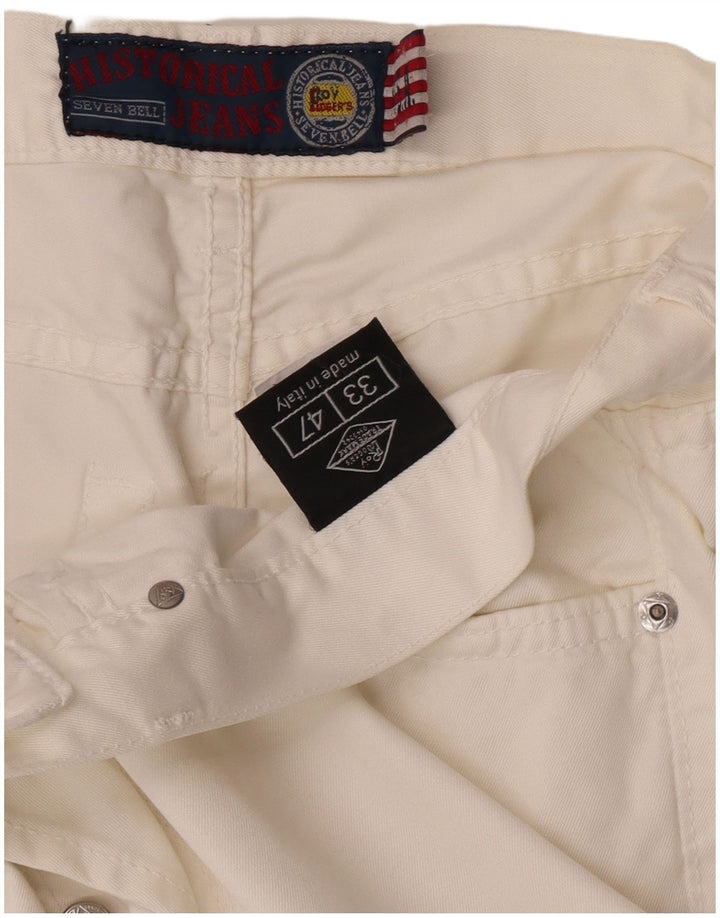 Roy Rogers Herre Casual Shorts W33 Medium White Bomuld