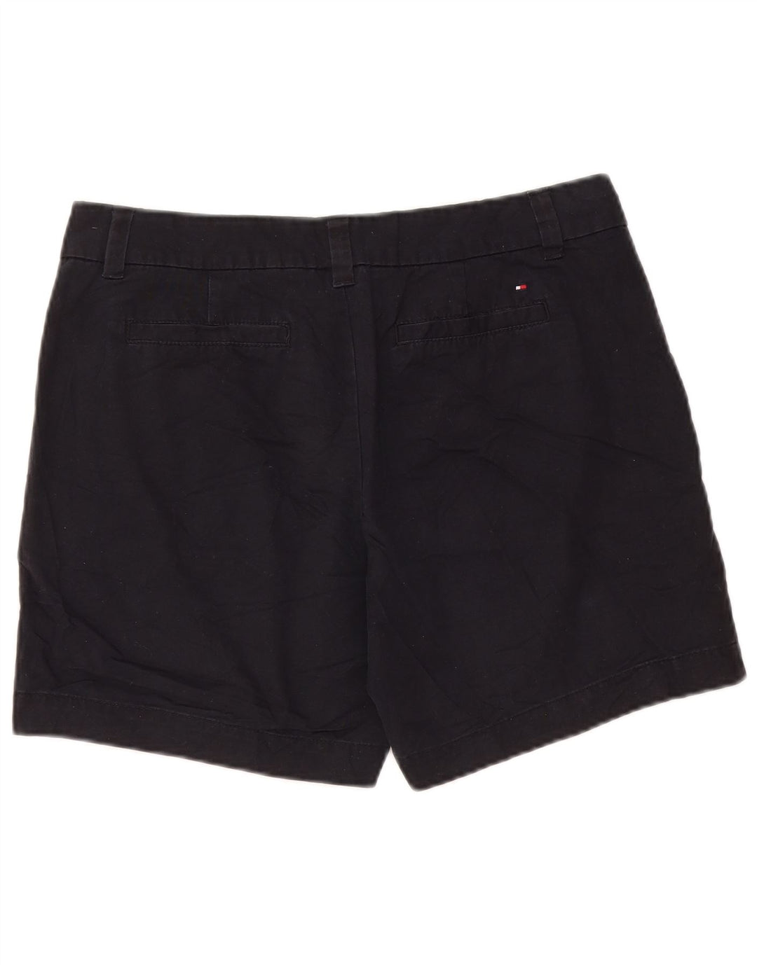 TOMMY HILFIGER Chino Shorts til kvinder US 8 Medium W32 Sort Bomuld