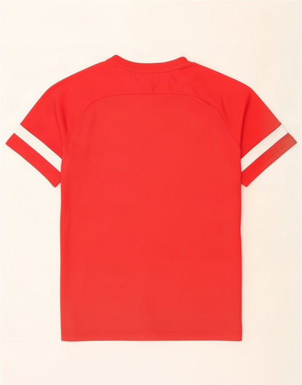 Nike Mens Dri Fit T-Shirt Top XL Red Colourblock