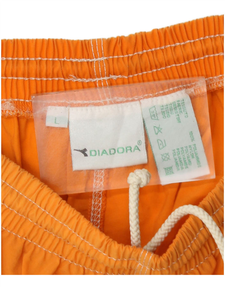 Diadora Badeshorts til mænd store orange polyamid