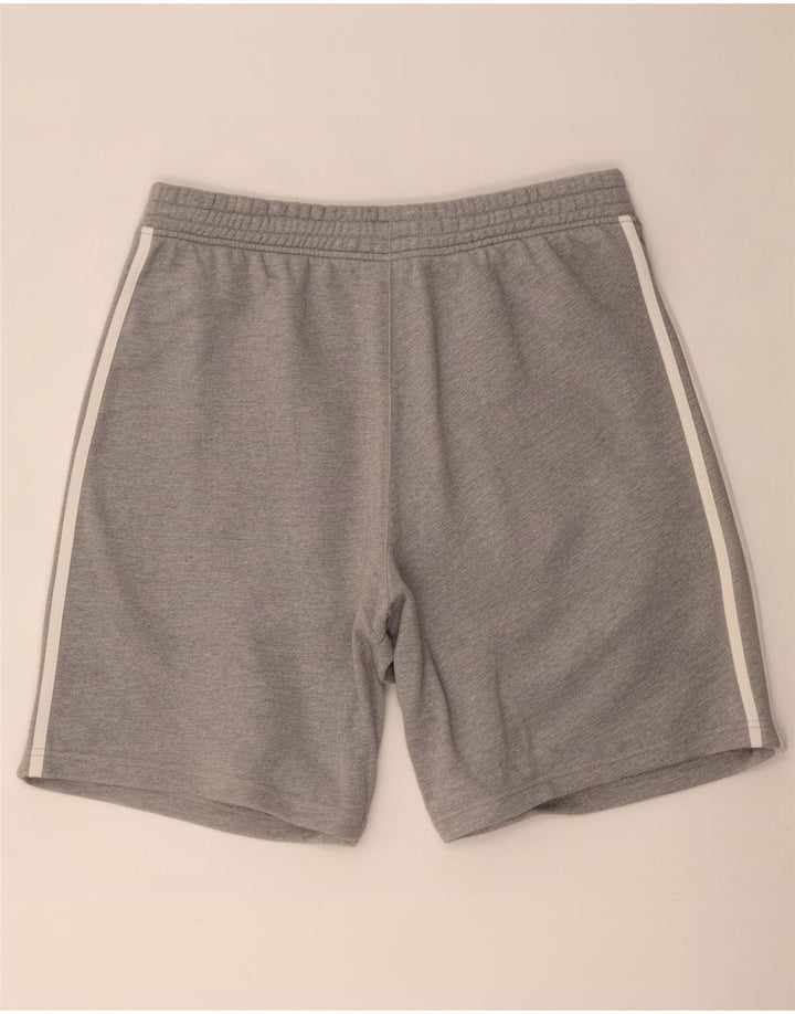 Adidas Sportshorts til mænd, store grå flækkede bomuld