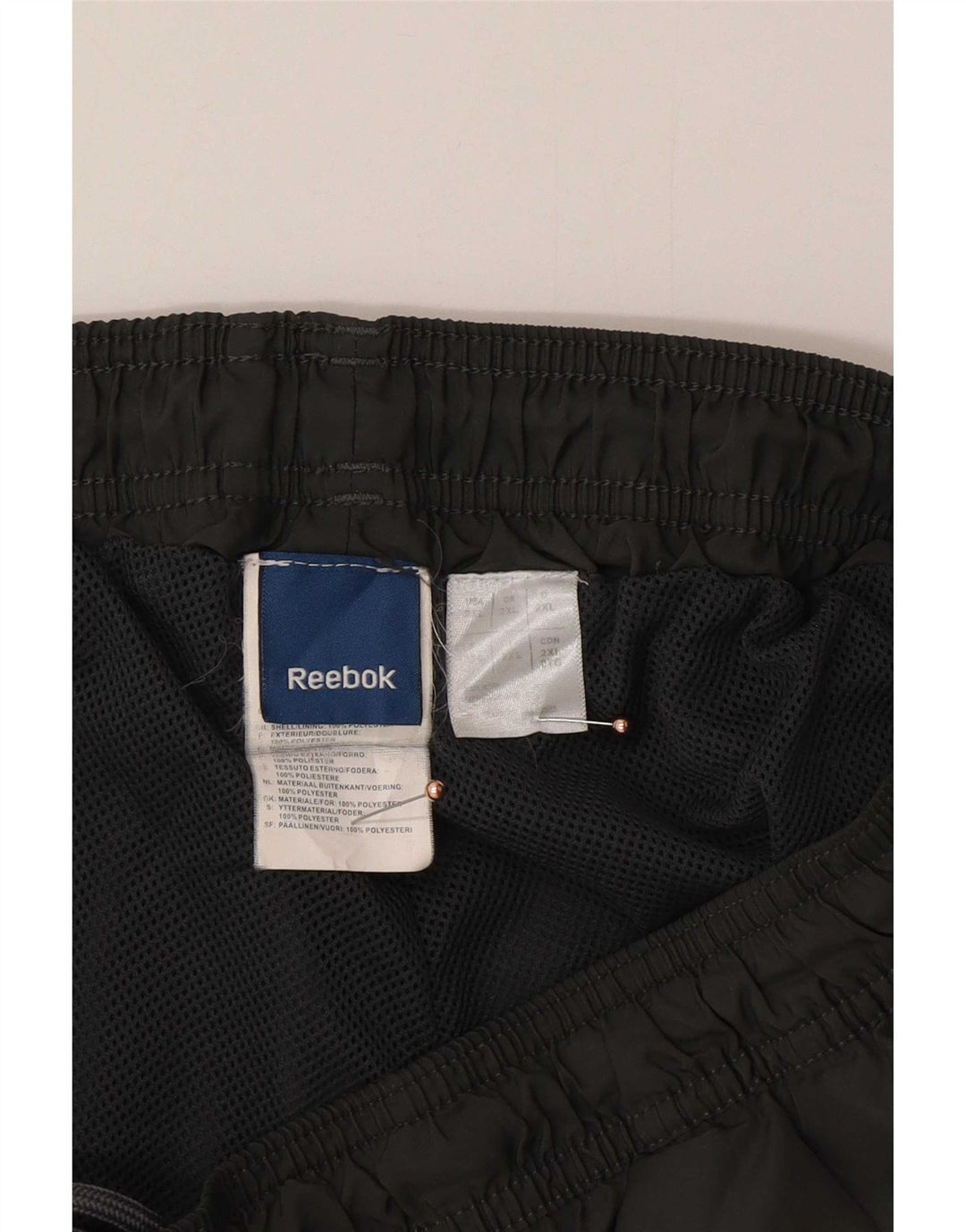 Reebok Træningsdragtsbukser til mænd 2XL Grøn Polyester