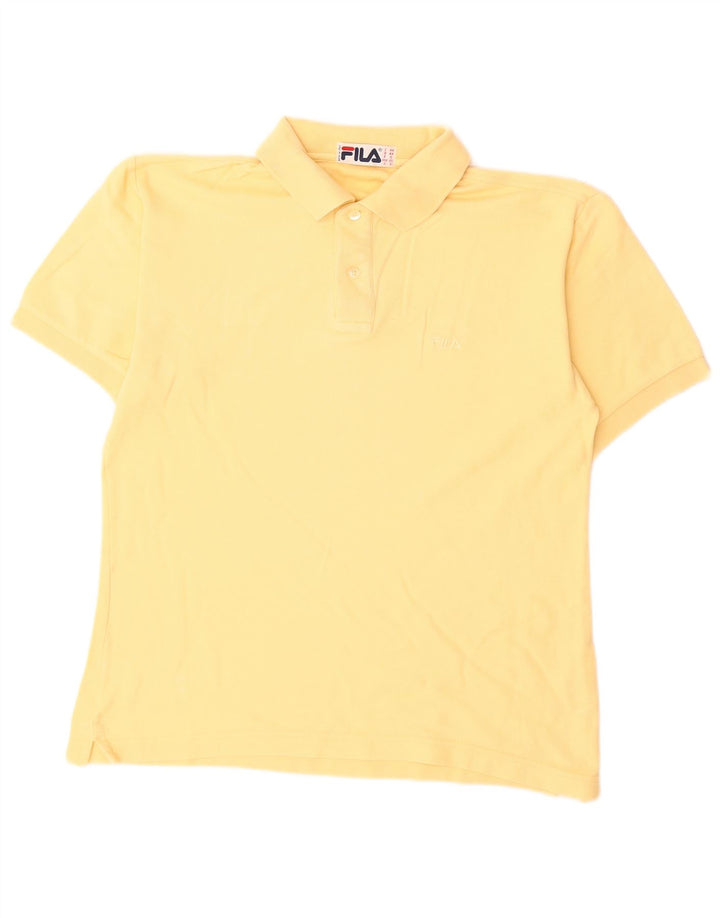 Fila Polo Shirt til mænd XS Gul
