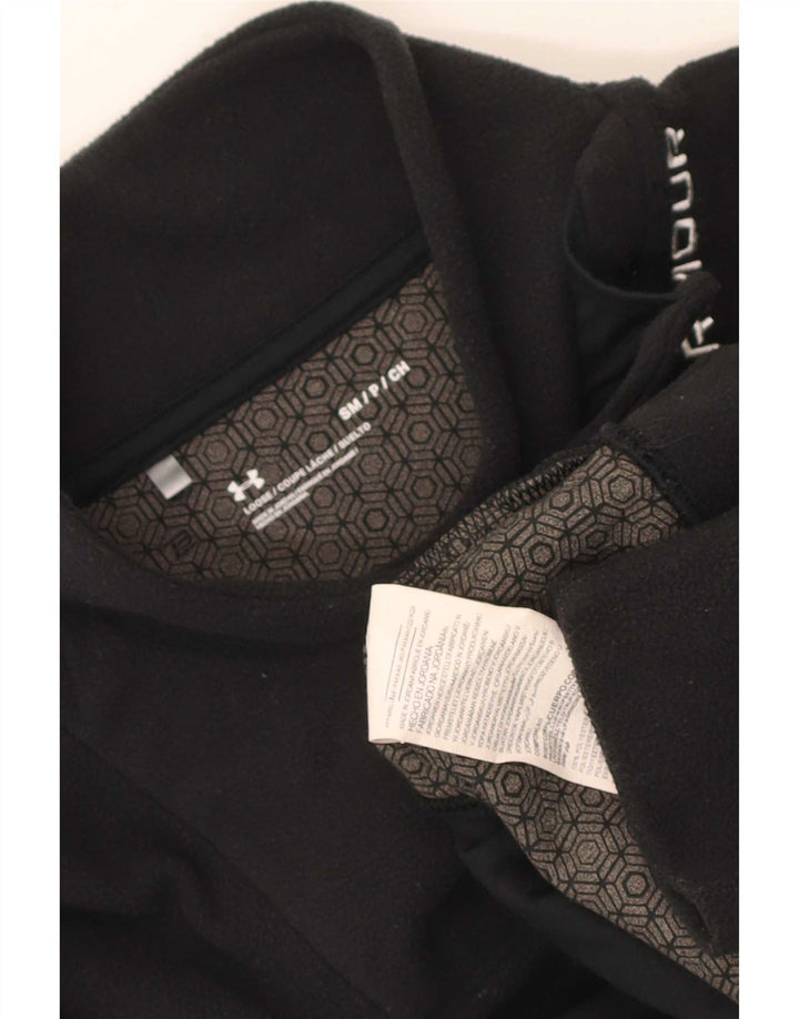 Under Armour Dame Oversized Grafisk Fleece Jumper UK 10 Small Black