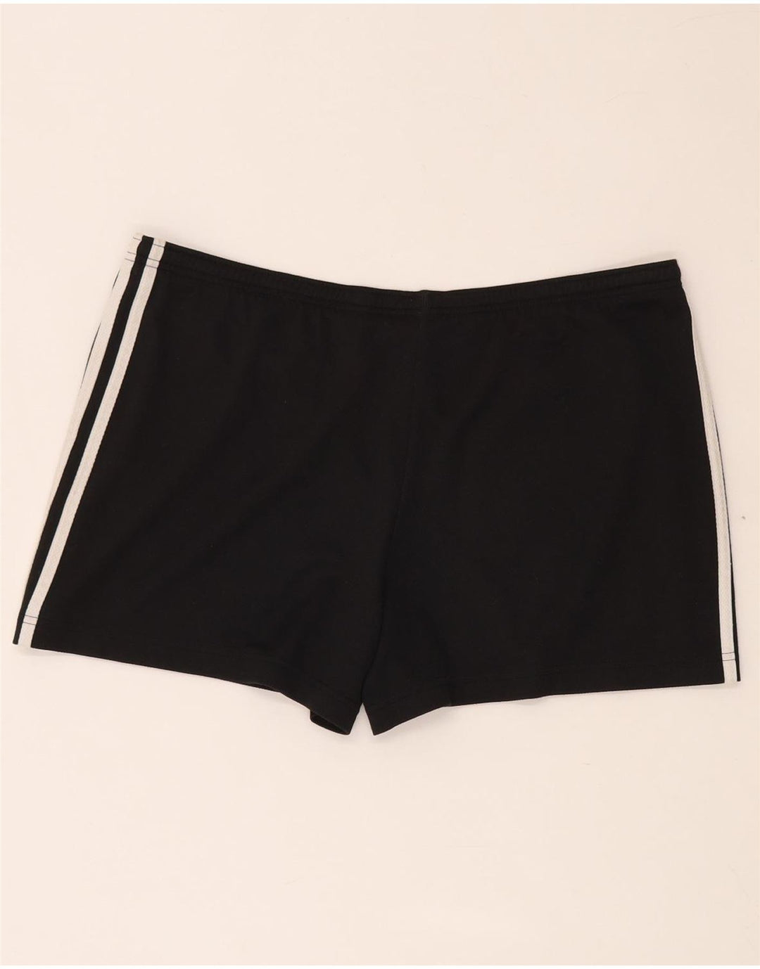 ADIDAS sportsshorts til kvinder UK 14 Medium Sort polyester