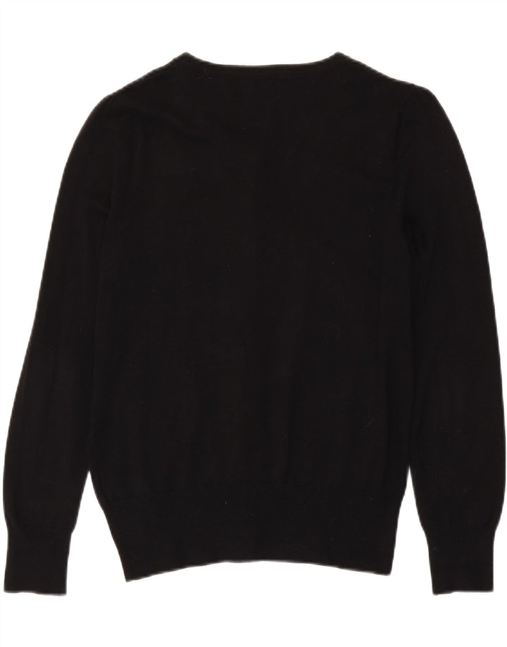 MARKS & SPENCER Womens Cardigan Sweater UK 10 Small Black