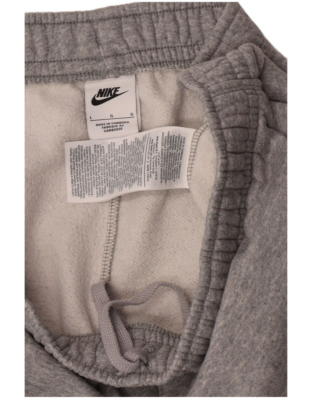 Nike Herre Cargo træningsdragt Bukser Joggers Large Grå Bomuld