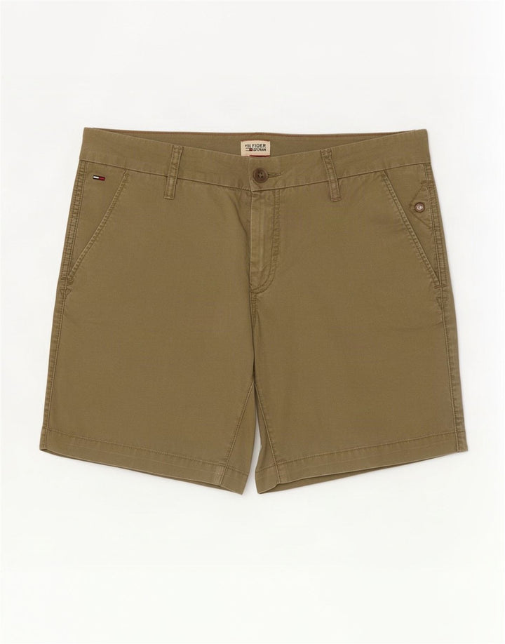 Tommy Hilfiger Chino Shorts til kvinder W29 Medium Khaki Bomuld