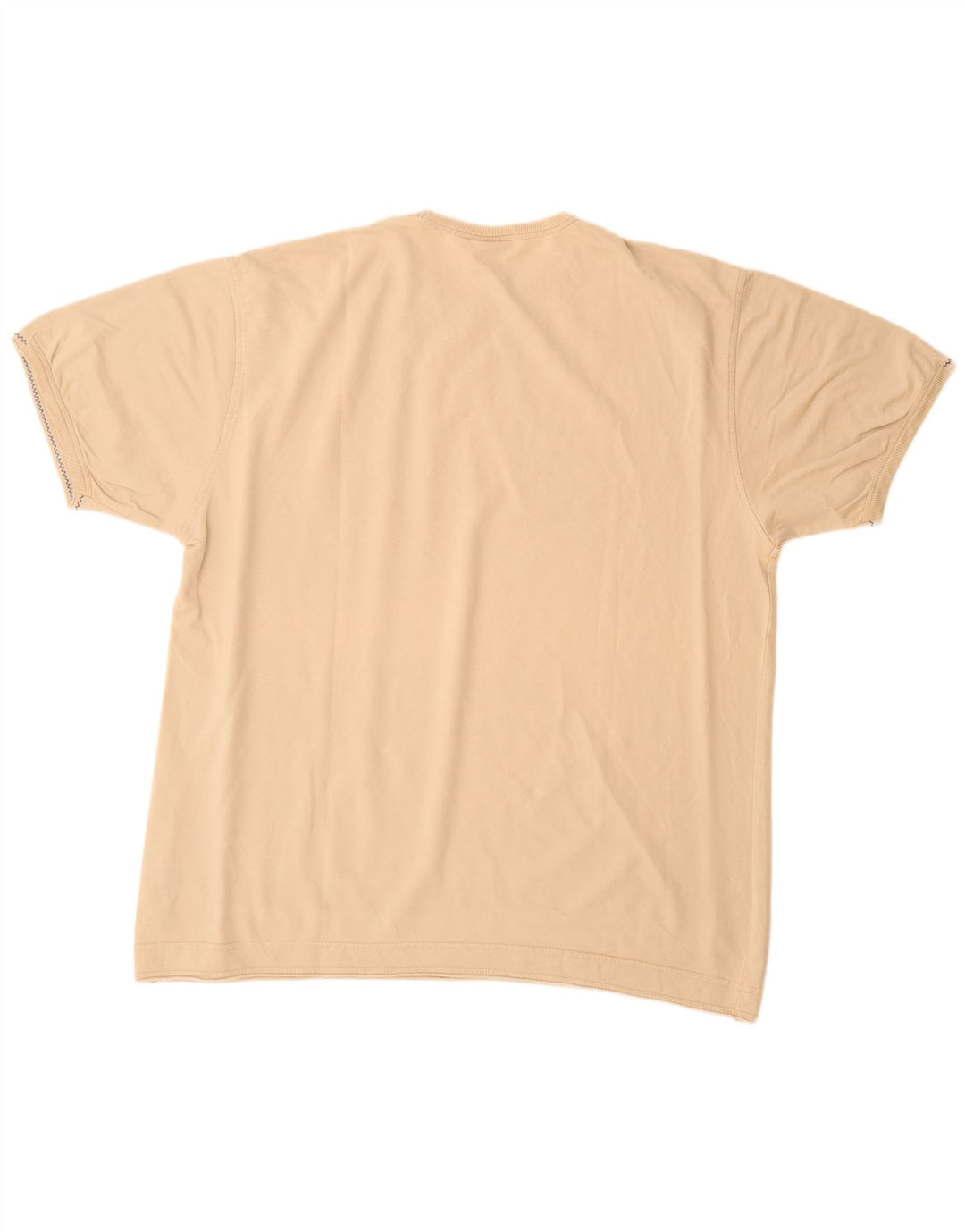 SCOTCH & SODA Herre grafisk kortærmet sweatshirt XL Beige bomuld