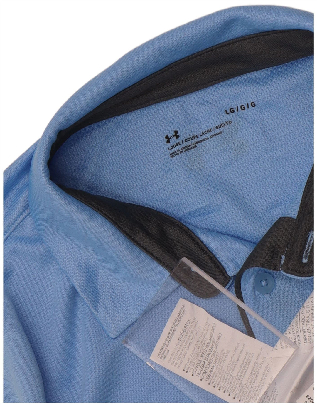 Under Armour Herre Polo Shirt Stor Blå Polyester