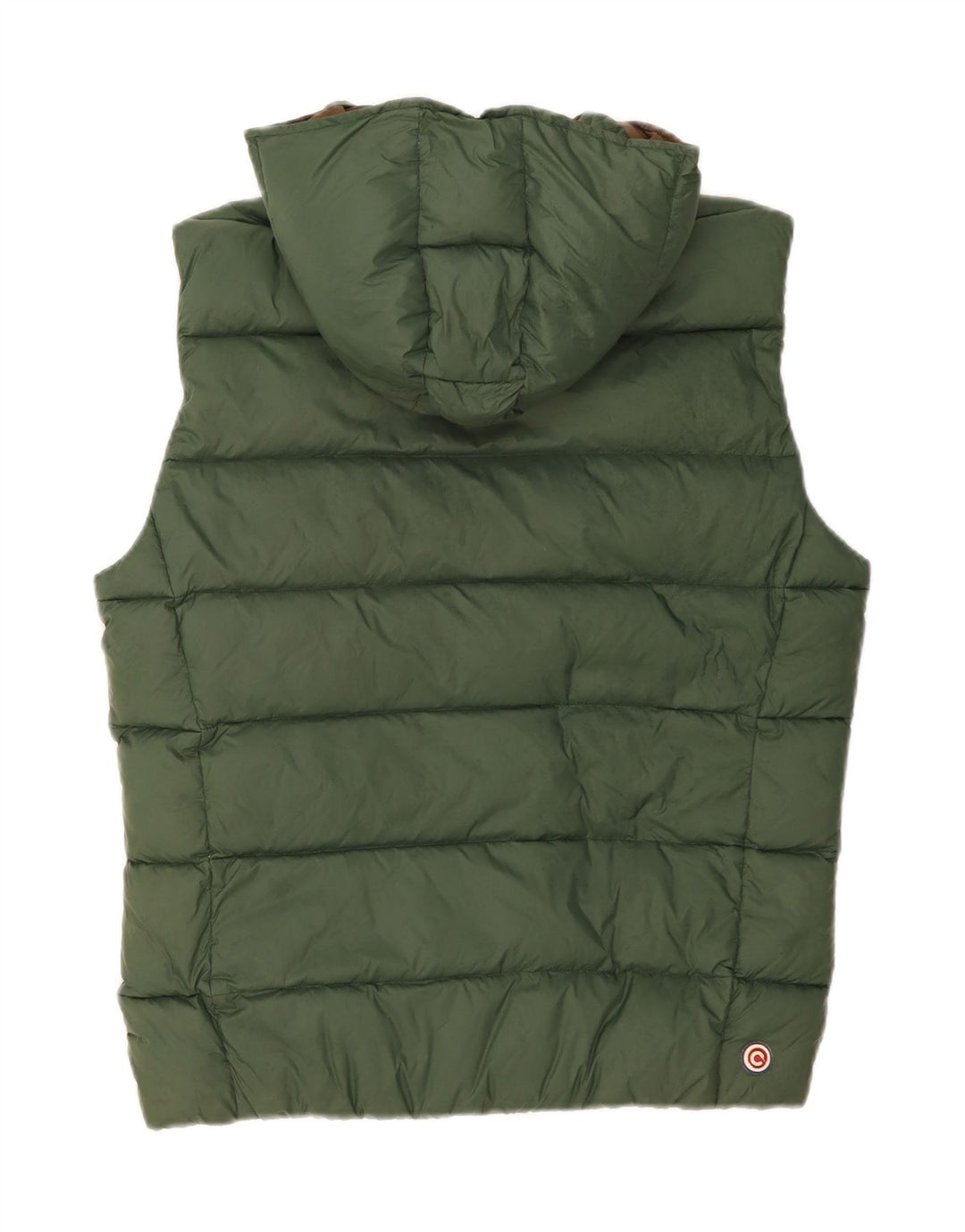 COLMAR Herre hætte polstret Gilet IT 48 Medium Grøn polyamid