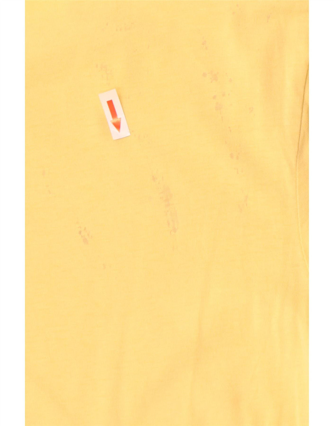 Levi's Grafisk T-shirt top til kvinder UK 12 Medium Gul
