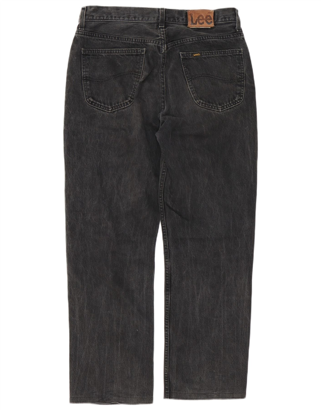 Lee Straight Jeans til mænd W34 L29 Sort
