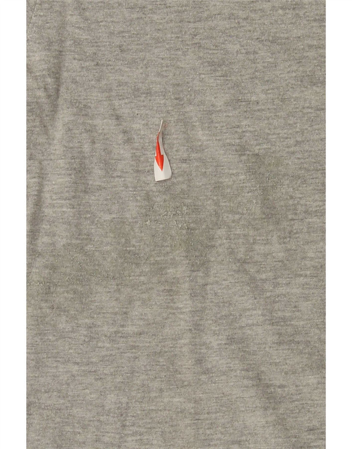 Kappa Herre T-Shirt Top 3XL Grå Bomuld