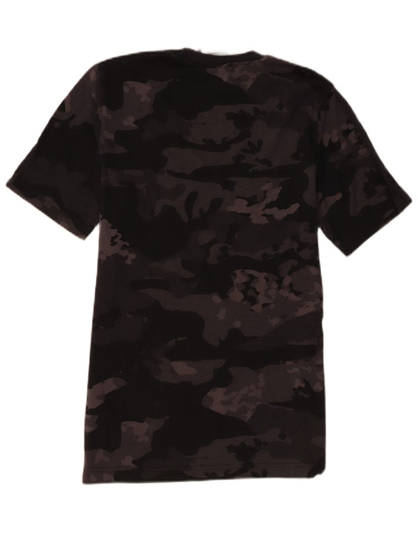 Adidas Herre T-Shirt Top XS Grå Camouflage Bomuld