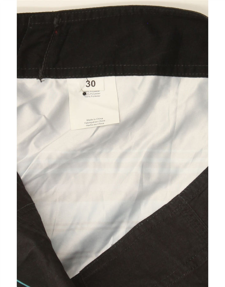 O'NEILL Mens Swimming Shorts Small Grey Striped Polyester Vintage O'Neill and Second-Hand O'Neill from Messina Hembry 