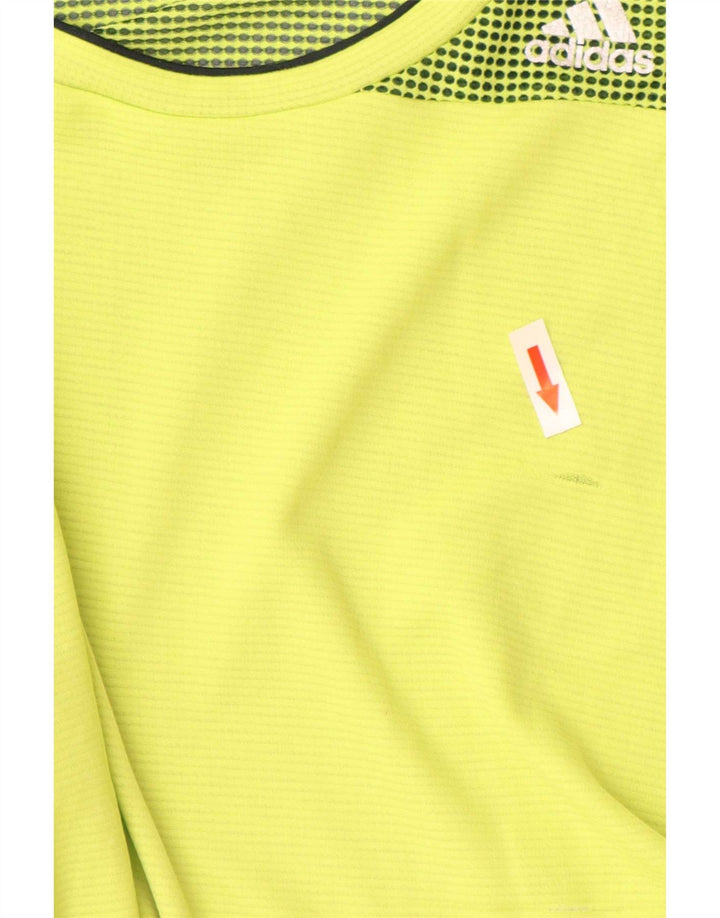 Adidas Herre Climacool T-Shirt Top Stor Grøn Polyester