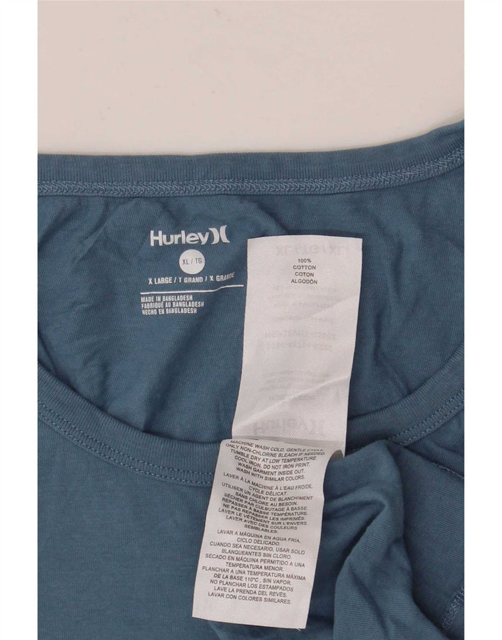 Hurley Herre Grafisk Vest Top XL Blå Bomuld