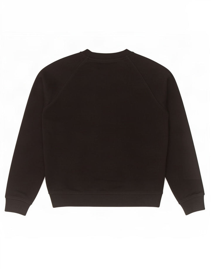 Jack Wills Dame Grafisk Oversized Sweatshirt Jumper UK 8 Lille Sort