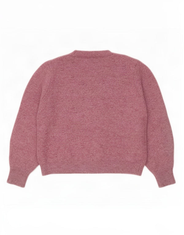 Marks & Spencer Dame sweater med rund hals DK 16 Large Pink Flecked