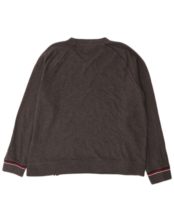 Fila Herre grafisk sweatshirt XL Grå Flecked Bomuld