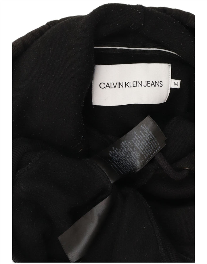 Calvin Klein Jeans Herre hættetrøje Jumper Medium Sort Bomuld
