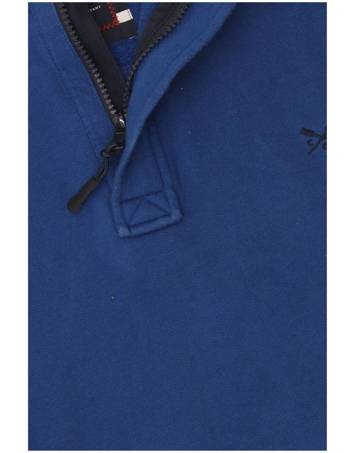 Crew Beklædning Herre grafisk sweatshirt Jumper lille blå farveblok