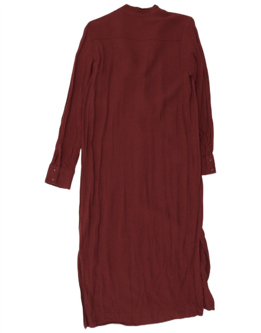 Marks & Spencer Womens Autograph Maxi Dress UK 10 Small Burgundy