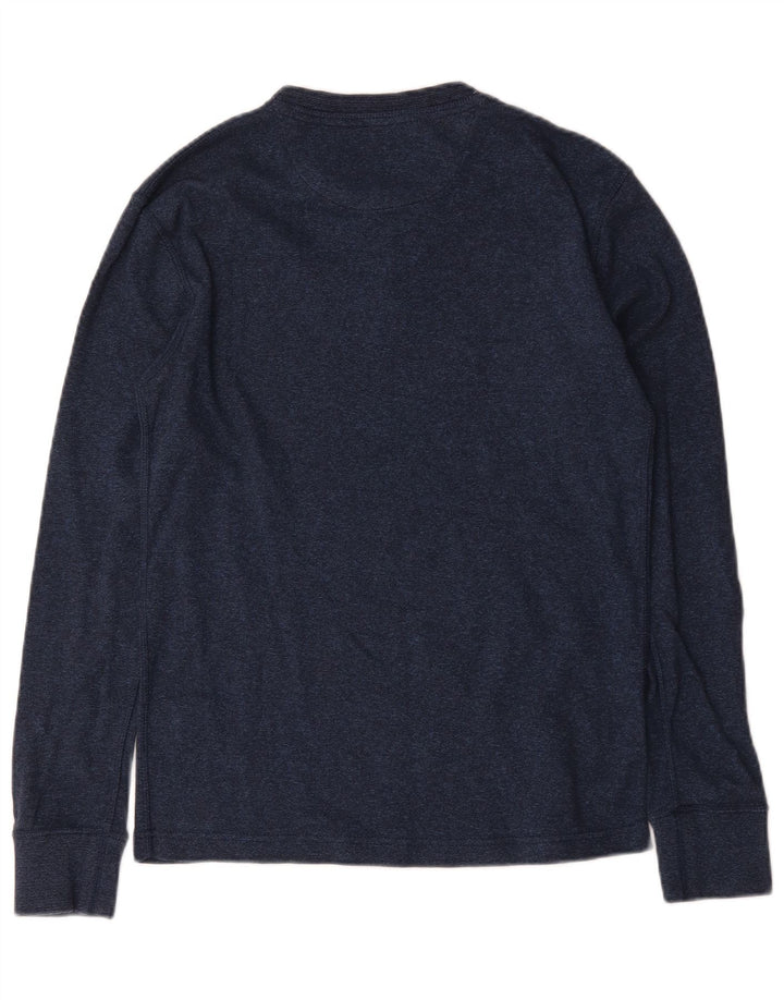 Superdry Herre Top Langærmet Medium Marineblå Bomuld