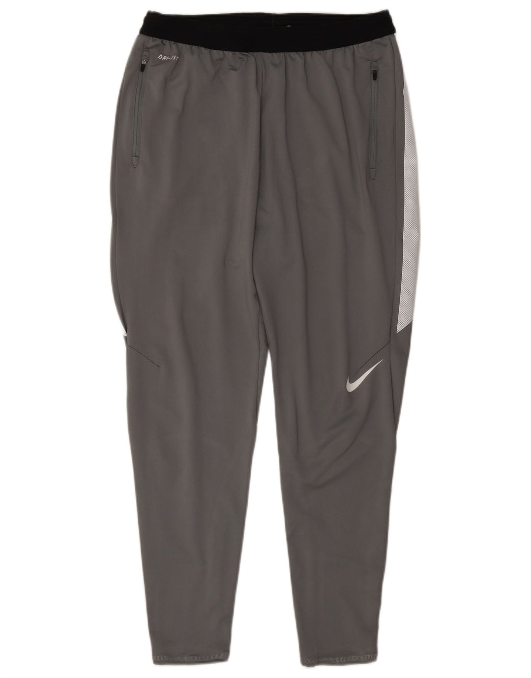 Nike Herre Dri Fit træningsdragt Bukser Large Grå Colourblock Polyester