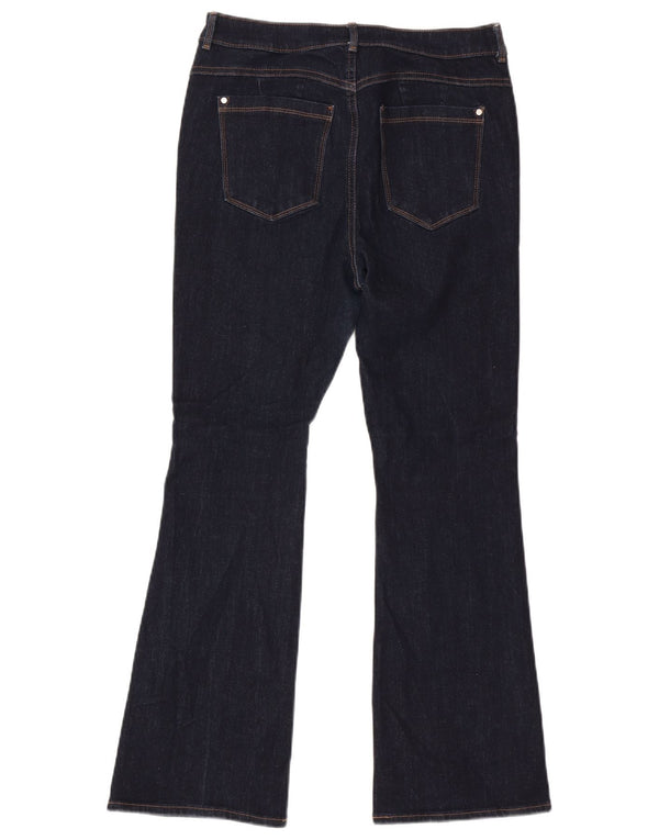 Marks & Spencer Dame Slim Flared Jeans UK 14 Large W32 L29 Navy Blue