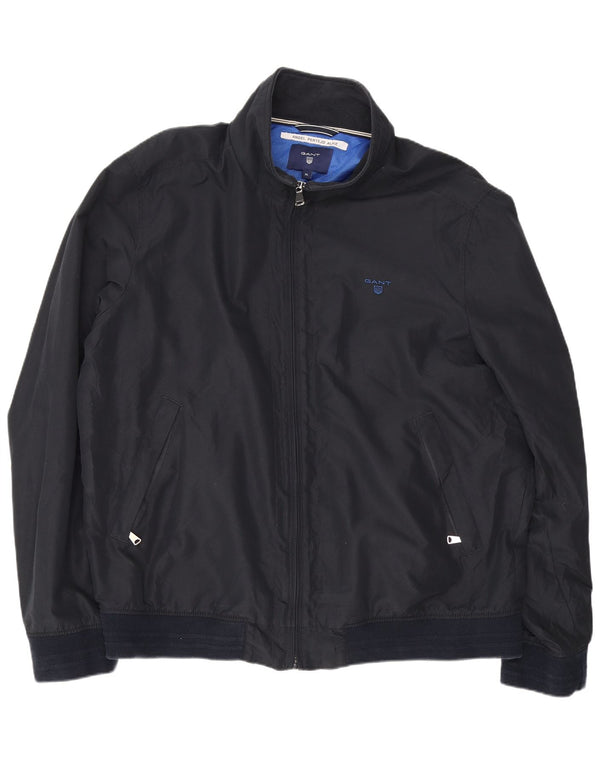 Gant Bomber Jacket UK 42 XL Marineblå polyester