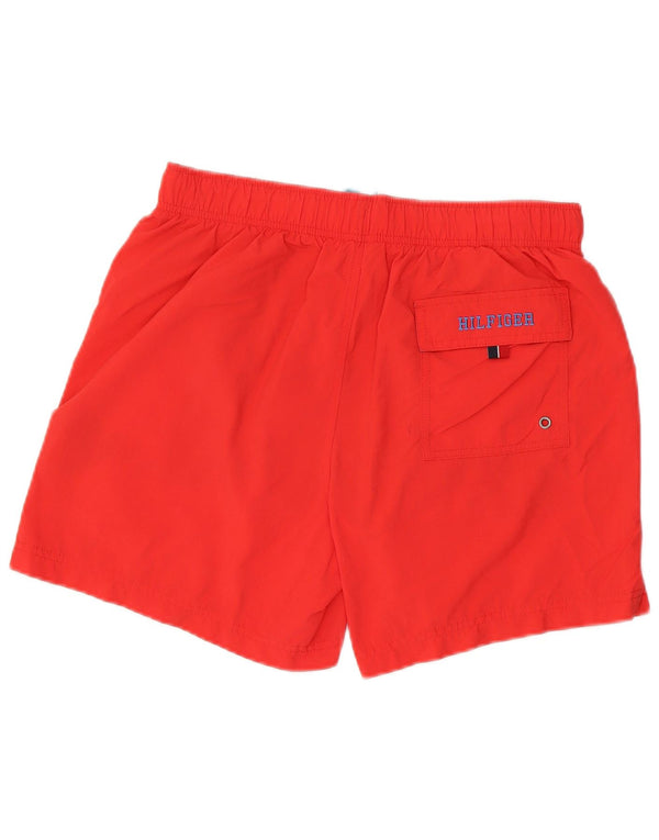 TOMMY HILFIGER Badeshorts til mænd Medium rød nylon