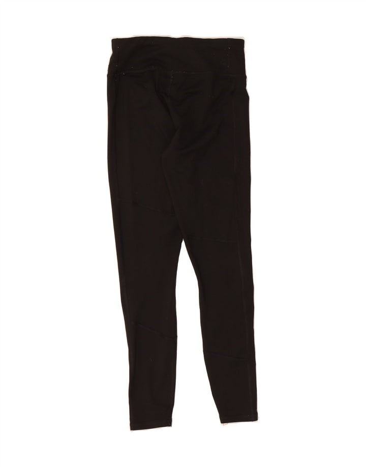 PUMA Womens Leggings UK 8 Small Black Vintage Puma and Second-Hand Puma from Messina Hembry 