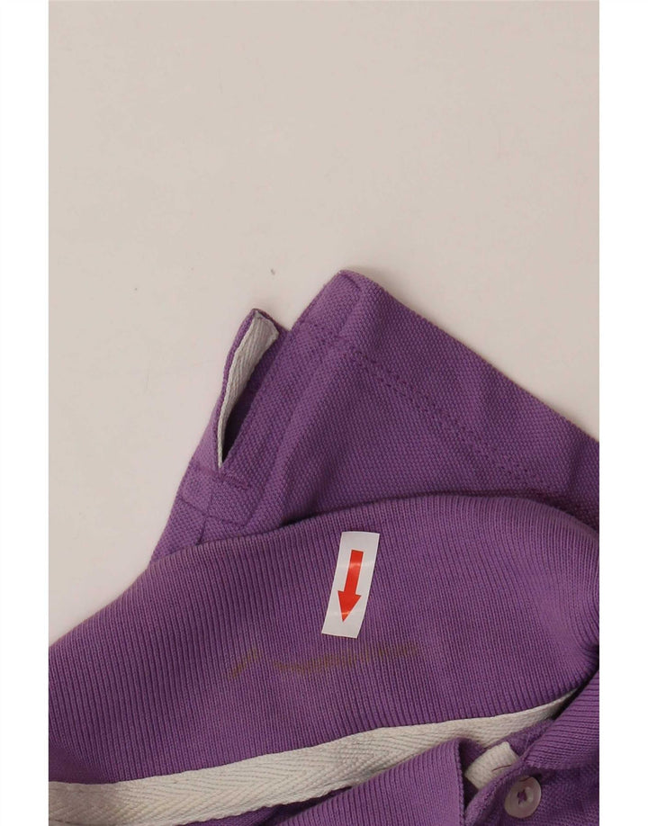 Diadora herre poloskjorte medium lilla bomuld