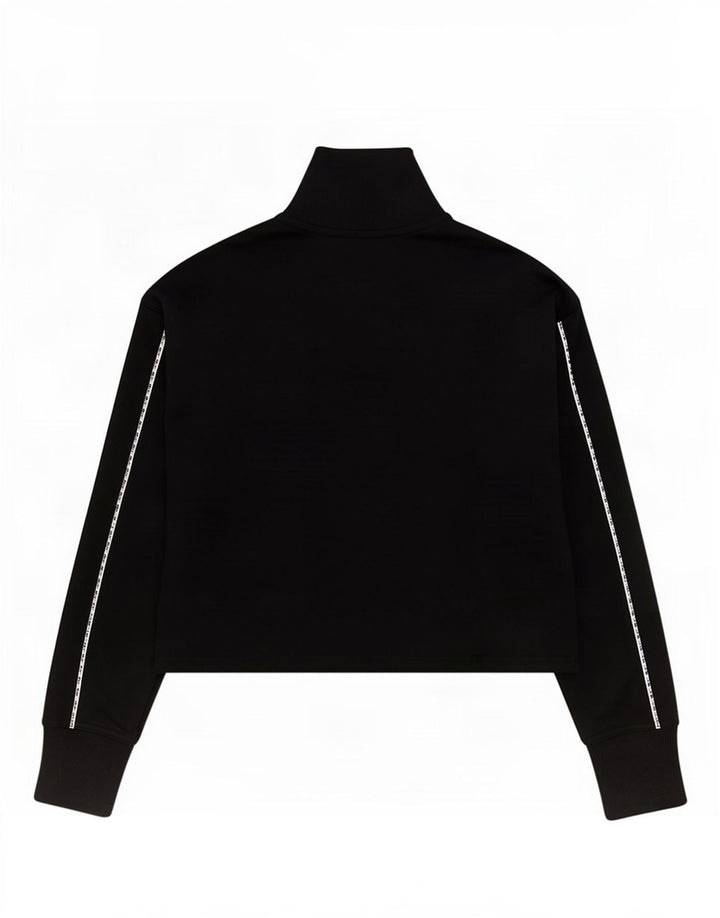 Nike Girls Crop træningsdragt topjakke 13-14 år XL Sort polyester