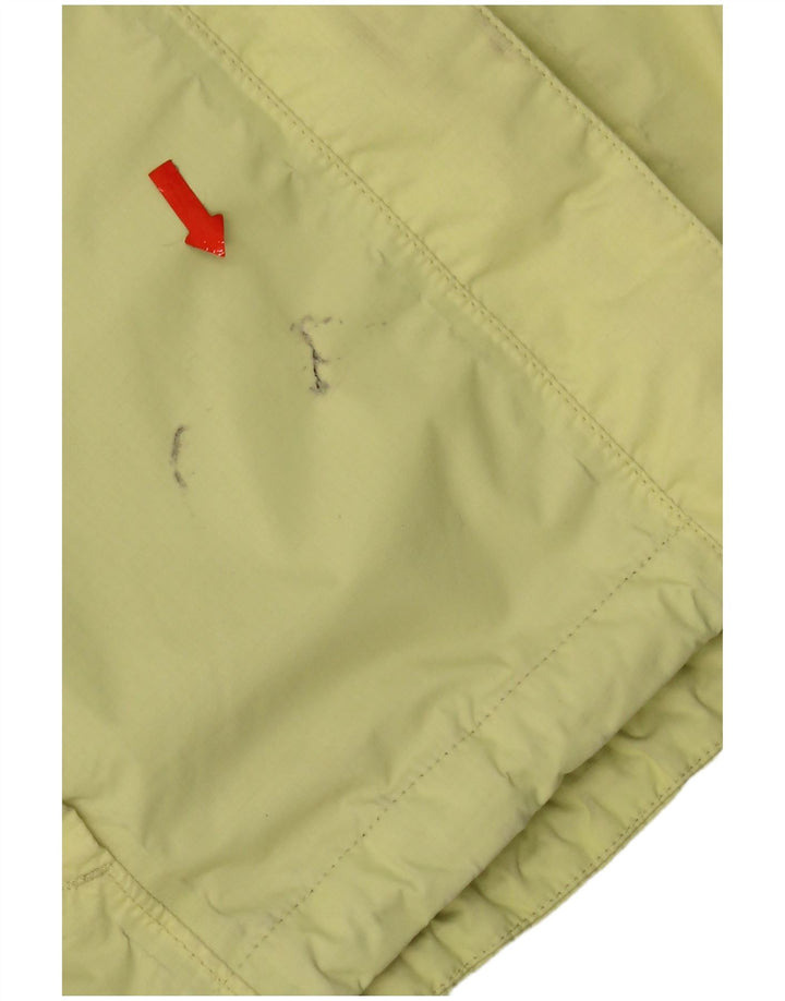 The North Face Regnjakke med hætte til kvinder UK 14 Medium Gul Nylon