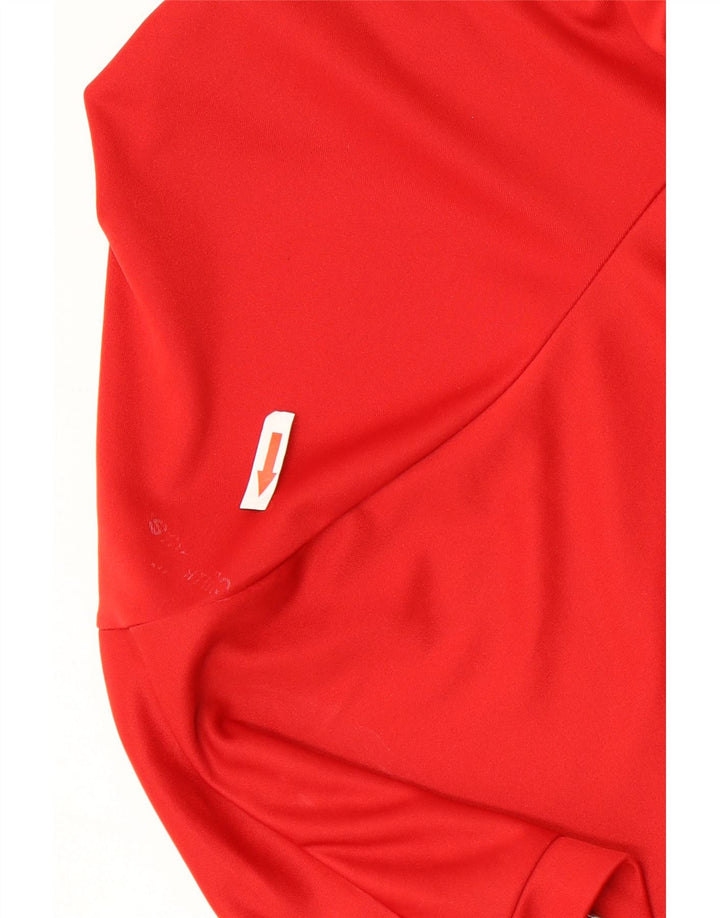 Adidas Herre Climalite T-Shirt Top XL Rød Polyester