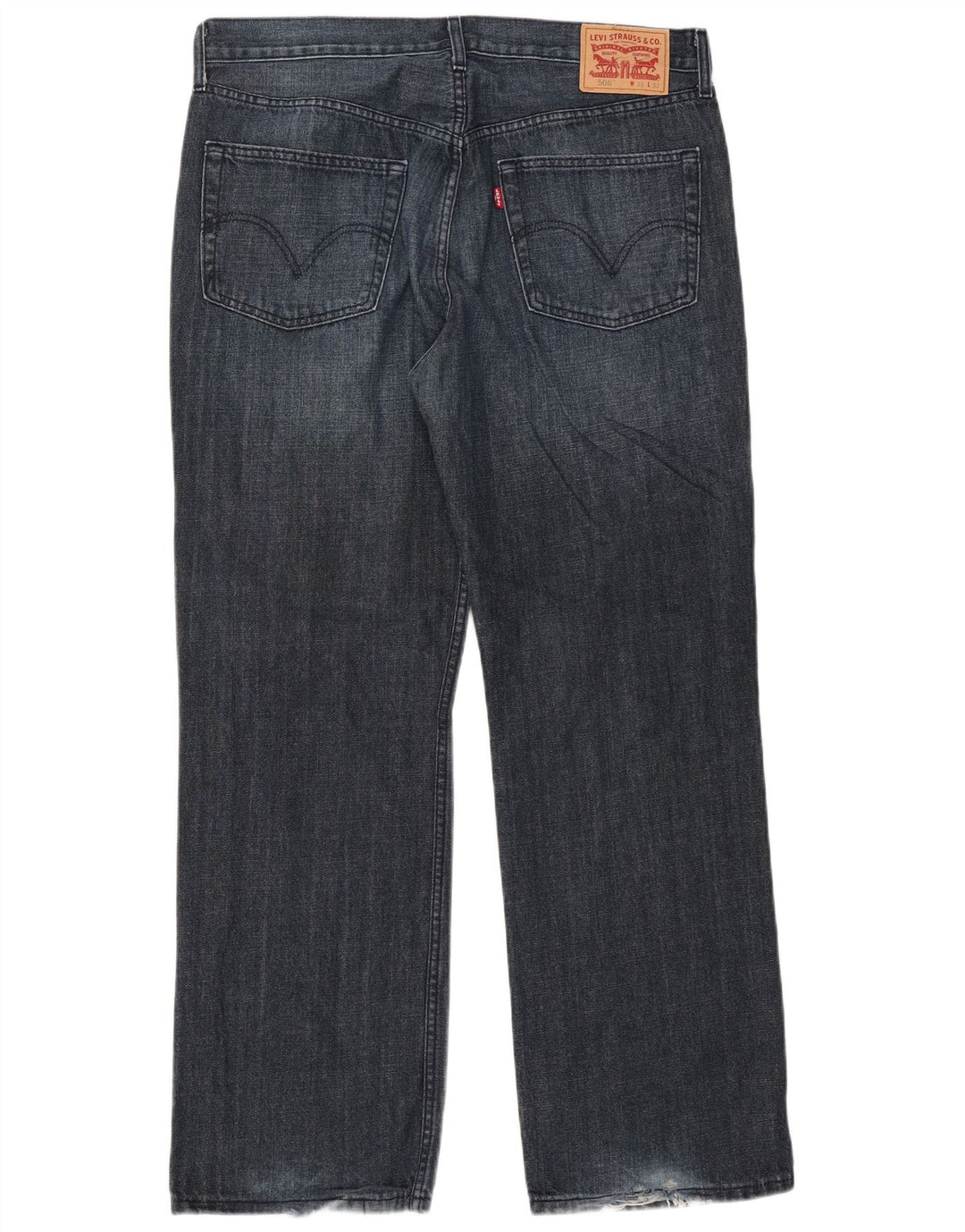Levi's Herre 506 Straight Jeans W38 L32 Blå Bomuld