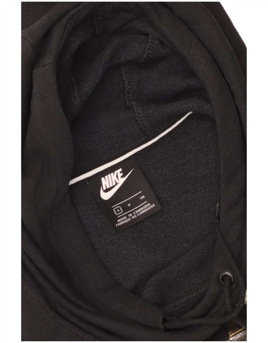 Nike grafisk hættetrøje til kvinder, lille sort